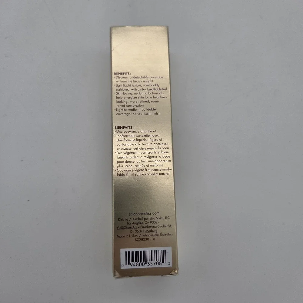 STILA HIDE & CHIC FLUID FOUNDATION ! 1.0 FL OZ LIQUID NIB 819A TAN DEEP 3 New